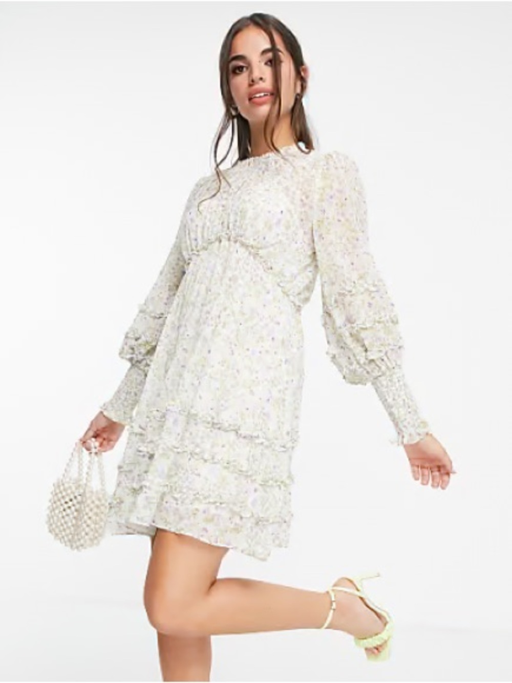 Ever New Rae Ruffled Mini Dress